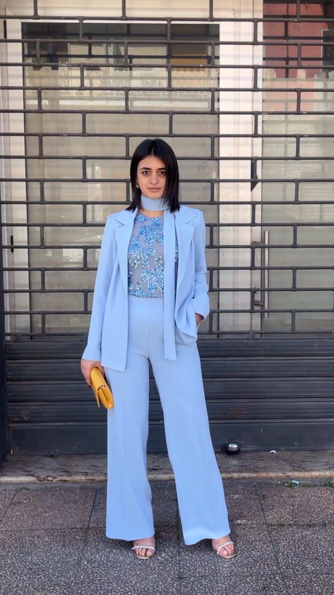 TAILLEUR AZZURRO POLVERE