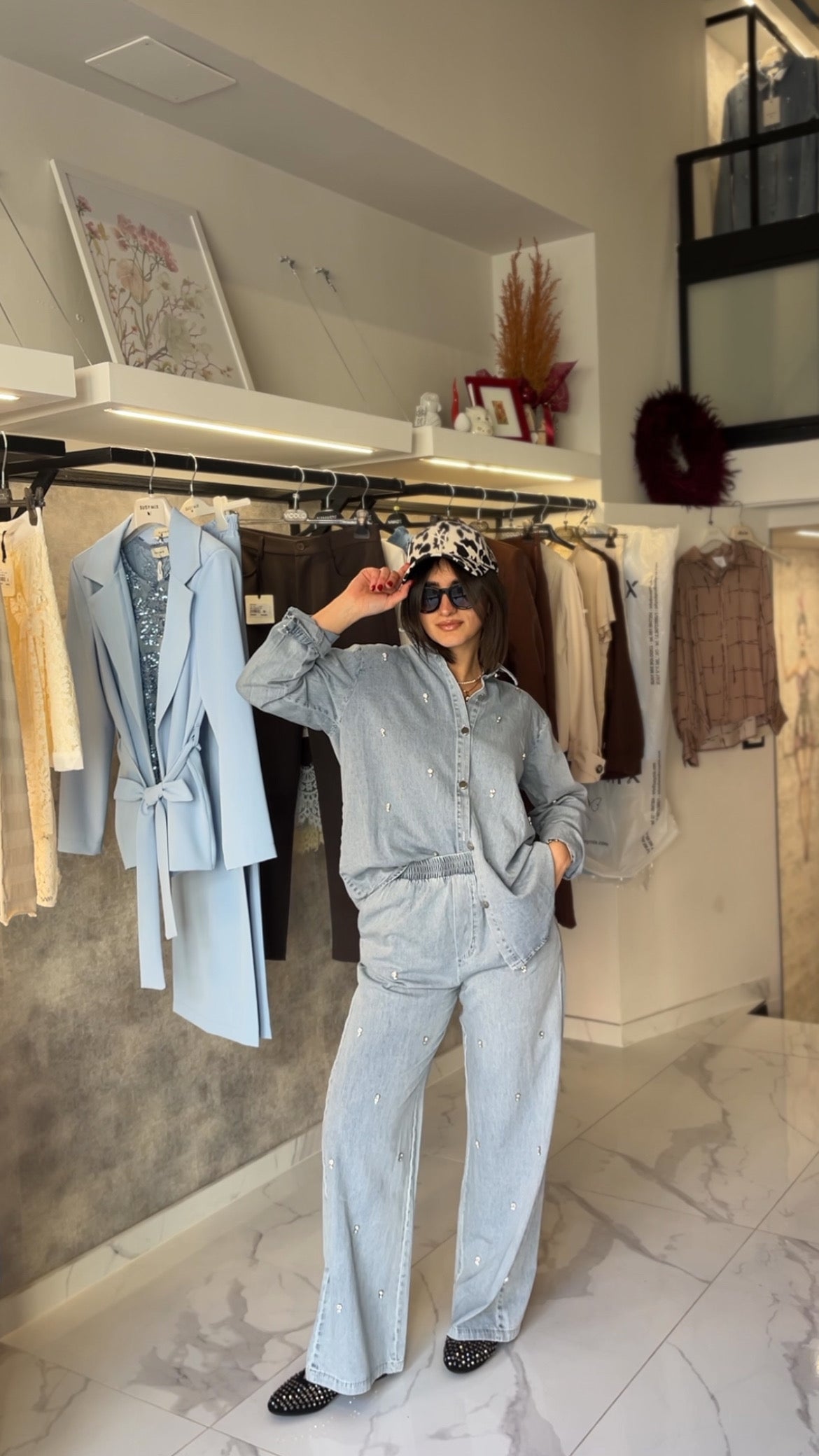 COMPLETO IN CHAMBRAY