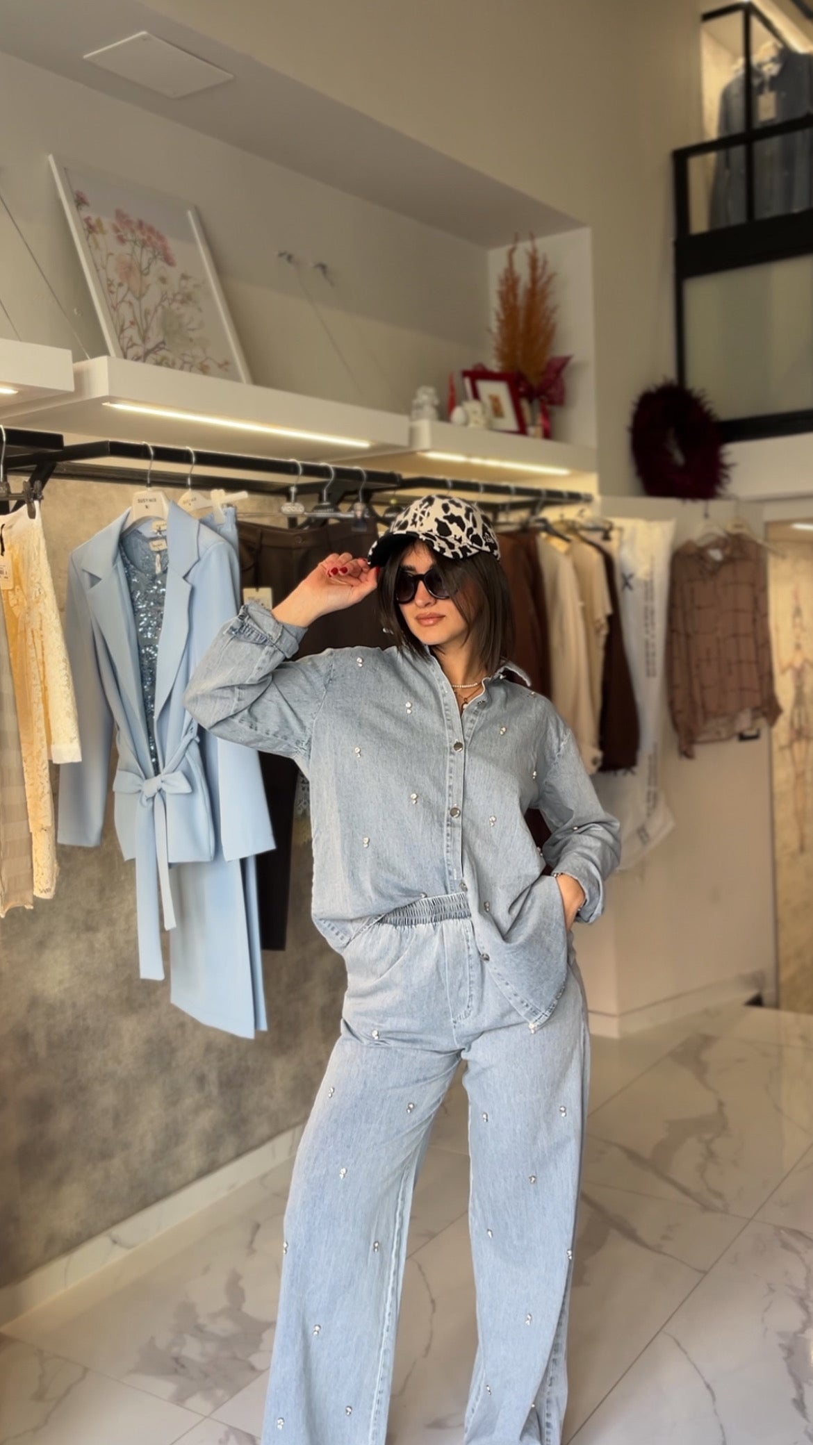 COMPLETO IN CHAMBRAY